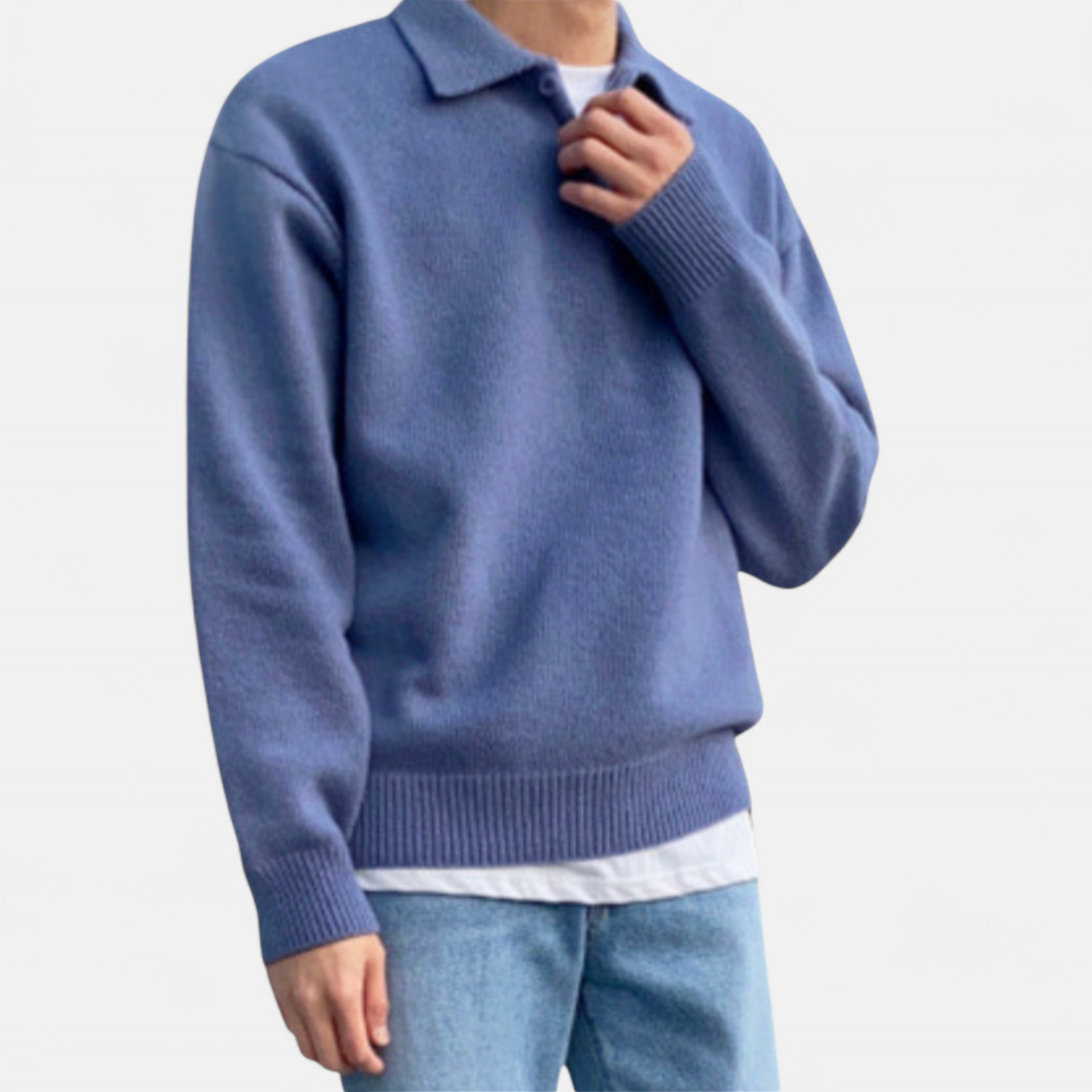 Ellingmere | Men's Button Half Zip Sweater