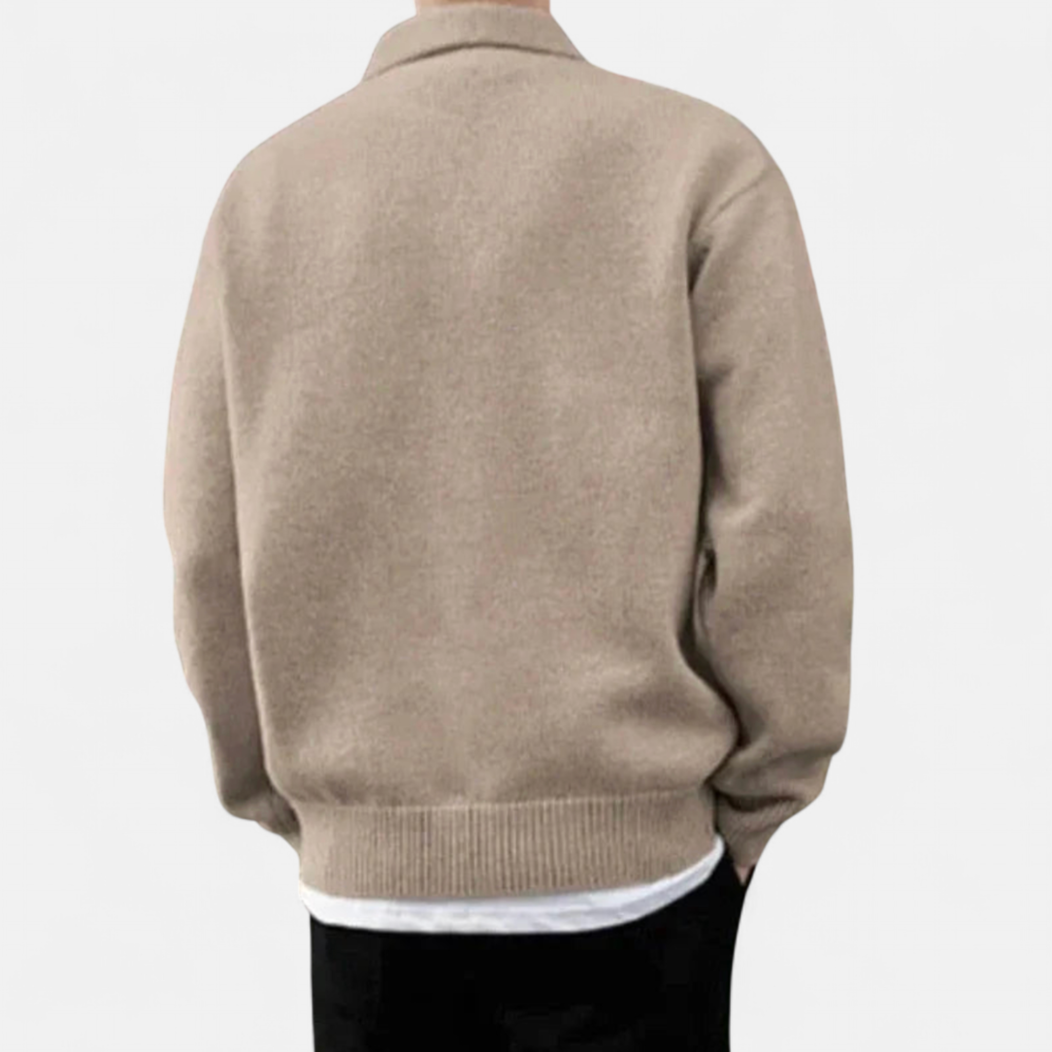 Ellingmere | Men's Button Half Zip Sweater
