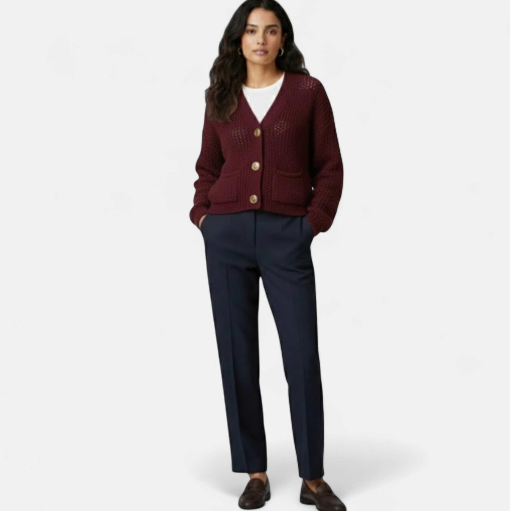 Ellingmere | Women’s Burgundy Cardigan
