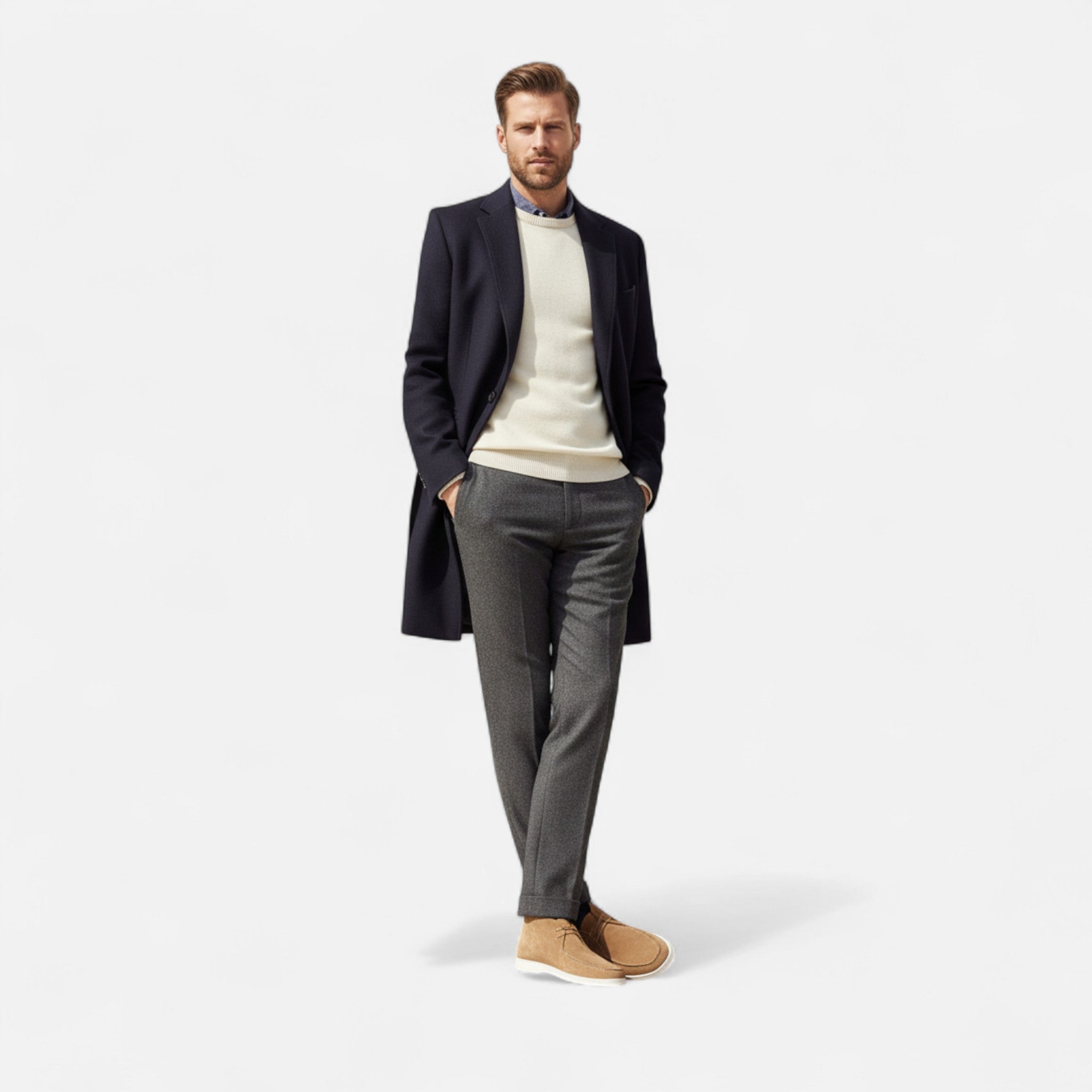 Ellingmere | Men’s Faux Suede Lace Up Shoes